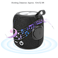 Miniatyrbild 7 av 8: Mini Trådlös Bluetooth Högtalare Vattentät Portabel Ljudhögtalare Bluetooth 5.0 Svart