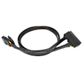 Miniatyrbild 5 av 7: Sata-kabel 7+15Pin 4Pin Hane till Sata Hona 3.0 Data Strömförlängningskabel för Extern Hårddiskdataöverföring