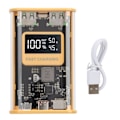 Miniatyrbild 2 av 8: Enkel laddning var som helst: USB C-ingång & -utgång, utomhuscampinglampor, presentval