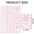 Miniatyrbild 2 av 5: 2 Sets Multi-color Static Snowflake Window Glass Stickers