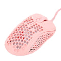 Miniatyrbild 3 av 7: Gamingmus Stabil Överföring Bekvämt Grepp Flexibel Användning Ergonomisk Design Lätt Trådbunden RGB PC Gaming Mus Rosa