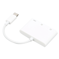 Miniatyrbild 4 av 7: Effektiv Adapter för iPhone iPad, Multifunktionell OTG-Hubb med Höghastighetsöverföring, 3 i 1 USB-HUBB för Snabb Dataöverföring och Varierad Lagring