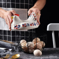 Miniatyrbild 8 av 8: Äggförvaringskorg Keramisk Höna Äggförvaringsställ Frukt