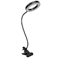 Miniatyrbild 6 av 8: LED-bordslampa USB-driven klämma skrivbordslampa 3 färger steglös dimning justerbar nattläsningslampa för sovrum