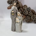 Miniatyrbild 8 av 8: Julkrubba Figurer Prydnader Harts Figurer Traditionella