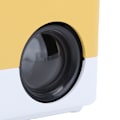 Miniatyrbild 1 av 8: 1080p Full High Definition LED Mini Projektor Smart Hemmabio Gul Vit 100‑240V UK-kontakt