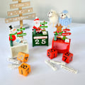 Miniatyrbild 4 av 5: Christmas Countdown Advent Calendar with Number Wooden Blocks,