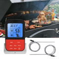 Miniatyrbild 2 av 8: LCD Digital Termometer för Mat med Dubbla Sensorer Timer för