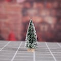 Miniatyrbild 3 av 5: Mini Christmas Trees, Trees with Wood Base, Xmas Tabletop Trees