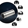 Miniatyrbild 8 av 8: 2 st Cylinder Linear Motion Kullagers Nickelpläterad Yta Linjär Skena Guide Tillbehör för 3D-skrivare