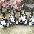 Miniatyrbild 5 av 7: Trädgårdstomtar Rolig Trädgård Dvärg Harts Gnom Staty Mini Harts