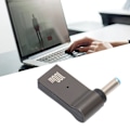 Miniatyrbild 1 av 8: Mångsidig USB C till DC-adapter, 4,5x3,0 mm kontakt för exakt anslutning, aluminiumlegeringsskal med snabb värmeavledning för bärbara datorer, Universal PD