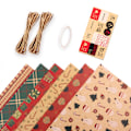 Miniatyrbild 1 av 7: 1 set Christmas Gift Wrapping Paper, Folded Paper, with