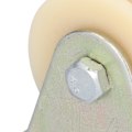 Miniatyrbild 5 av 8: 50mm V-formad spårhjul, tungt utförande, styvt hjul med 2,5 mm fäste för lyftutrustning
