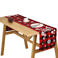 Miniatyrbild 1 av 5: Christmas Table Runner Burlap Rustic Christmas Runner for Table