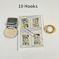 Miniatyrbild 2 av 2: Mini Darning Loom Machine Liten Mender Loom För Darning Maskin Diy Kläder Sömnad Liten Loom10 Hooksaespa