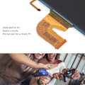 Miniatyrbild 7 av 8: Nintendo Switch LCD-skärm, Digitizer Display Ersättningsdelar Högkvalitativt Reparationskit för Exakt Storlek, Fullfärg Högupplöst Display
