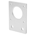 Miniatyrbild 3 av 8: 42 Steppermotorfäste Platta Aluminiumlegering Monteringsbräda för 3D-skrivare Silver