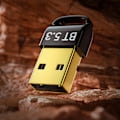 Miniatyrbild 1 av 8: Trådlös sändare för PC Laptop, Plug N Play Sömlös Trådlös Upplevelse Bluetooth-adapter, Stöder Upp Till 7 Enheter Samtidigt Med Dubbel