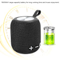 Miniatyrbild 6 av 8: Mini Trådlös Bluetooth Högtalare Vattentät Portabel Ljudhögtalare Bluetooth 5.0 Svart