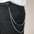 Miniatyrbild 1 av 4: Metall Punk Kedjor Mode Byxor Kedjor Layered Chain