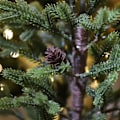 Miniatyrbild 4 av 5: Flocking artificial Christmas tree, desktop cedar Christmas