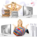 Miniatyrbild 5 av 6: Expanderande fil, plast expanderbar filmapp, dragspel