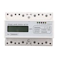 Miniatyrbild 2 av 8: 3-fas 4-ledare Energimätare 7-siffrig LCD-display Spänningseffektström Voltmeter Amperemeter Monitor 3x220V 380V