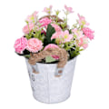 Miniatyrbild 4 av 8: Konstgjord hortensia blomsterarrangemang prydnader konstgjorda blommor