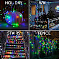 Miniatyrbild 4 av 5: Solar String Lights Outdoor,Copper Wire Solar Twinkle Lights