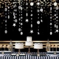 Miniatyrbild 4 av 8: Twinkle Little Star Party Garlands Glitter Hanging Moon Stars
