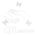 Miniatyrbild 2 av 7: Väggdekor Nagelkonst Trendig Nagelstudio Skyltfönster Väggdekal Inredning
