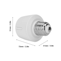 Miniatyrbild 8 av 8: Wifi Smart Light Holder E27 Ljuslamphållare Fungerar för