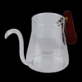 Miniatyrbild 6 av 8: Glas Gåshals Vattenkokare Te Häll Över Vattenkokare Kaffe Dropp 350ml