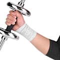 Miniatyrbild 8 av 8: Knästöd för smärtlindring och stabilitet, ergonomiskt utformad bambukolfiberärm erbjuder hög elasticitet, andningsförmåga, halkskydd