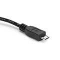 Miniatyrbild 6 av 6: Micro USB Datakabel med Strömförsörjning Host OTG-kabel Micro USB Adapter Y Strömsplitter Svart