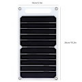 Miniatyrbild 1 av 2: Monokristallin Solpanel Laddare, Högeffektiv Konvertering Bärbar Högeffektsladdare för Utomhusäventyr