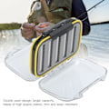 Miniatyrbild 7 av 8: Transparent Skal Fiskeutrustning Organizer, Lättgreppsskum För Säker Förvaring, Slagtålig Hållbar Konstruktion Med Silikontätning, Vattentät Och