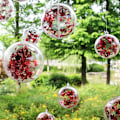 Miniatyrbild 5 av 6: 2 Rolls of Sparkly Star Tinsel Garlands with Wire for Xmas