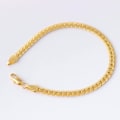 Miniatyrbild 2 av 3: Lyxig kedja i 18 karat guldplätering armband Guld one size
