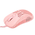 Miniatyrbild 4 av 7: Gamingmus Stabil Överföring Bekvämt Grepp Flexibel Användning Ergonomisk Design Lätt Trådbunden RGB PC Gaming Mus Rosa