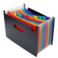 Miniatyrbild 1 av 6: Expanderande fil, plast expanderbar filmapp, dragspel