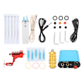 Miniatyrbild 1 av 7: Tatuering Set Professionell Coil Tatuering Maskin Liner Shader Nål Kit Tillbehör Verktygsset US Kontakt