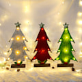 Miniatyrbild 5 av 5: Tabletop LED Christmas Trees, Desktop Luminous Christmas Tree,