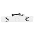 Miniatyrbild 2 av 8: SADA V‑110 Trådbunden Tung Bas Hem Soundbar Skrivbord Liten Subwoofer Högtalare Vit