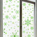 Miniatyrbild 5 av 5: 2 Sets Multi-color Static Snowflake Window Glass Stickers