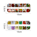 Miniatyrbild 2 av 6: Colored Sequins Nails Art, Glitters Thin Paillette Flakes
