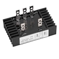 Miniatyrbild 5 av 8: Hög Effekt Likriktare Diodbrygga Spänningsregulator 3-fas 100A 1200V Modul med Kylare