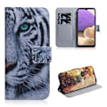 Miniatyrbild 1 av 4: Plånboksfodral Samsung Galaxy A13 – Vit Tiger