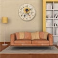 Miniatyrbild 6 av 8: 12\" Heminredning Klocka Färgglad Retro Stil Tyst Icke Tickande
